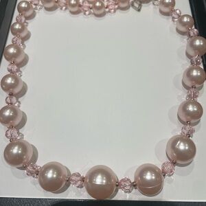Blush Pink Pearl Necklace